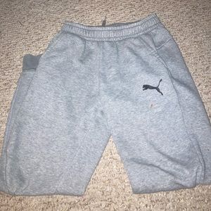 Puma size small grey comfortable sweatpants workout Active wear